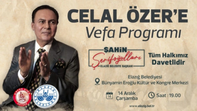 Elazığ Musikisinin Üstatlarından Celal Özer'e Vefa