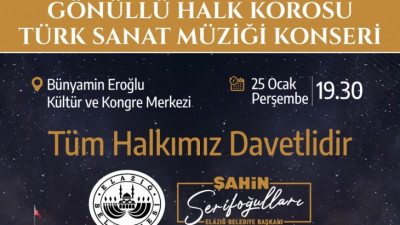 Gönüllü Halk Korosu Türk Sanat Müziği Konseri