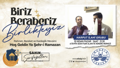 Harput İlahi Grubu Etkinliğine Davet