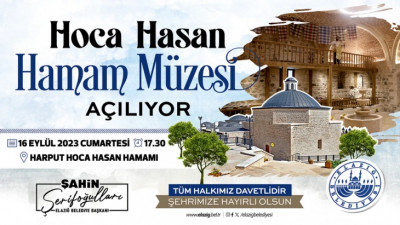 'Hoca Hasan Hamam Müzesi' Açılıyor