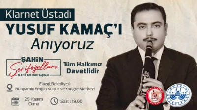 Klarnet Üstadı Yusuf Kamaç'a Anma Programı