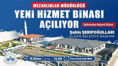 Mezarlıklar Müdürlüğü Hizmet Binası Açılışı