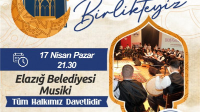 Elazığ Belediyesi Musiki Etkinliğine Davet