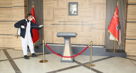 ELAZIĞ BELEDİYESİ KORONA VİRÜS TEDBİRLERİNİ SÜRDÜRÜYOR