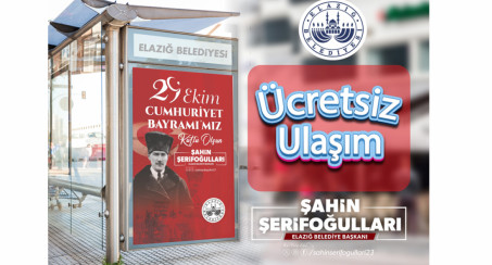 29 Ekim'de Toplu Taşıma Hizmetleri Ücretsiz