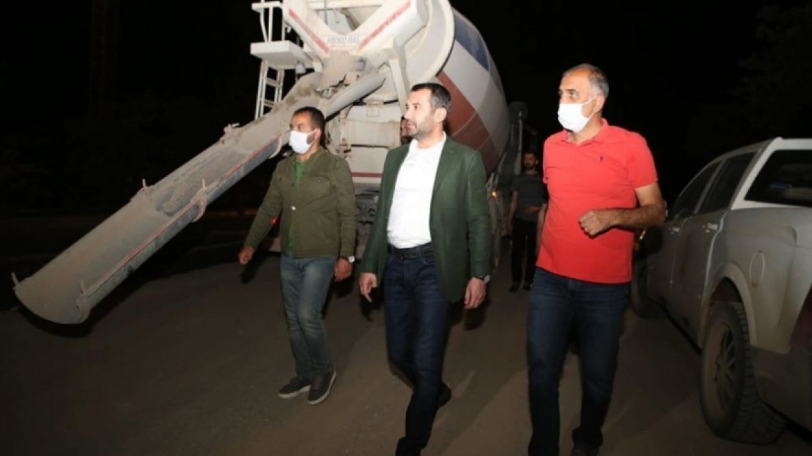 BAŞKAN ŞERİFOĞULLARI: 'TAAHHÜTLERİMİZİ YERİNE GETİREBİLME ADINA TÜM BİRİMLERİMİZLE SAHADAYIZ'