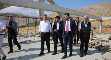 BAŞKAN ŞERİFOĞULLARI, ŞEHİT FETHİ SEKİN KÜLLİYESİNDE İNCELEMELERDE BULUNDU