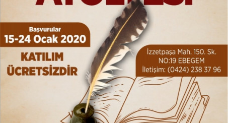 ELAZIĞ BELEDİYESİ'NDEN YAZARLIK ATÖLYESİ