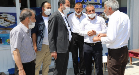 BAŞKAN ŞERİFOĞULLARI, MAHALLE ZİYARETLERİNİ SÜRDÜRÜYOR