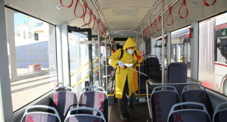 TOPLU ULAŞIM ARAÇLARINDA HİJYEN ÇALIŞMASI