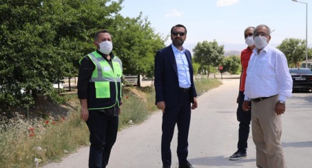 BAŞKAN ŞERİFOĞULLARI SAHA ÇALIŞMALARINI SÜRDÜRÜYOR