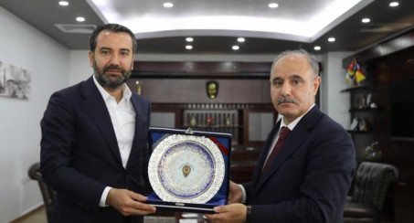 Emniyet Genel Müdürü Mehmet Aktaş'tan Başkan Şerifoğulları'na ziyaret