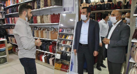 BAŞKAN ŞERİFOĞULLARI'NDAN ÇARŞI ESNAFINA ZİYARET