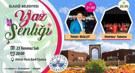 ELAZIĞ BELDİYESİ YAZ ŞENLİKLERİ DEVAM EDİYOR