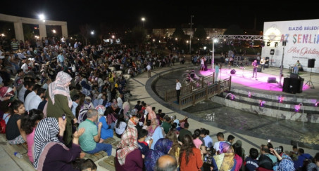 ELAZIĞ BELEDİYESİ YAZ ŞENLİKLERİNE YOĞUN İLGİ