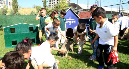 ELAZIĞLI MİNİKLERİN HAYVAN SEVGİSİ