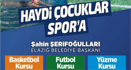 ELAZIĞ'DA ÜCRETSİZ YAZ SPOR KURSLARI BAŞLIYOR