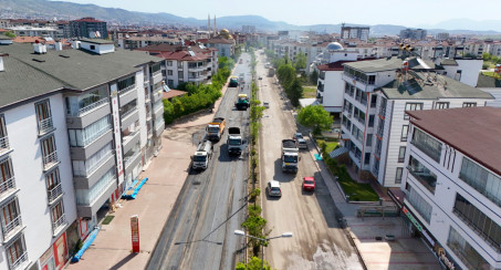 Asfalt Mesaisi Tüm Hızıyla Sürüyor