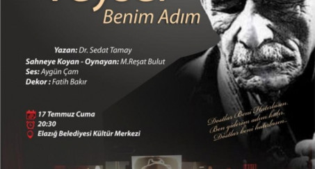 'AŞIK VEYSEL BENİM ADIM' ADLI OYUN TİYATRO SEVERLERLE BULUŞUYOR