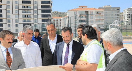 BAŞKAN ŞAHİN ŞERİFOĞULLARI, SAHADA İNCELEMELERDE BULUNDU