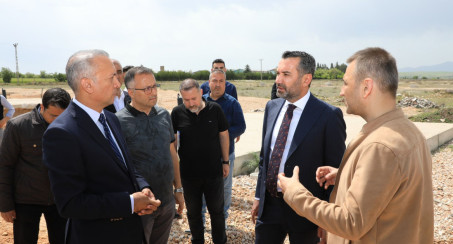 BAŞKAN ŞERİFOĞULLARI, BATI PRESTİJ KONUTLARI SAHASINDA İNCELEMELERDE BULUNDU