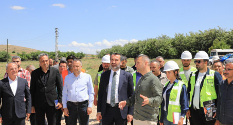 BAŞKAN ŞERİFOĞULLARI, BATI PRESTİJ KONUTLARI İNŞA SAHASINDA İNCELEMELERDE BULUNDU