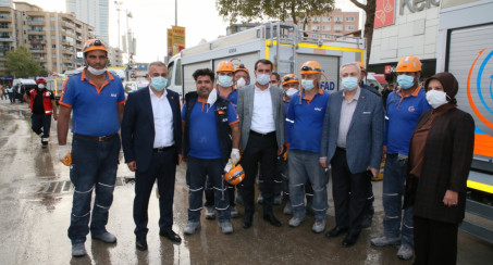 Başkan Şerifoğulları, Elazığ Milletvekilleriyle Birlikte Deprem Bölgesinde