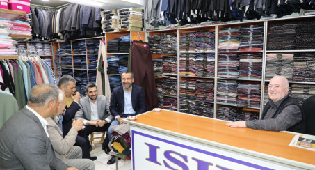 BAŞKAN ŞERİFOĞULLARI, ESNAF VE VATANDAŞLARI ZİYARET ETTİ