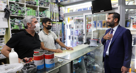Başkan Şerifoğulları, Esnaf Ziyaretlerine Devam Ediyor