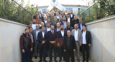 BAŞKAN ŞERİFOĞULLARI, GALERİCİLER SİTESİ ESNAFIYLA BULUŞTU