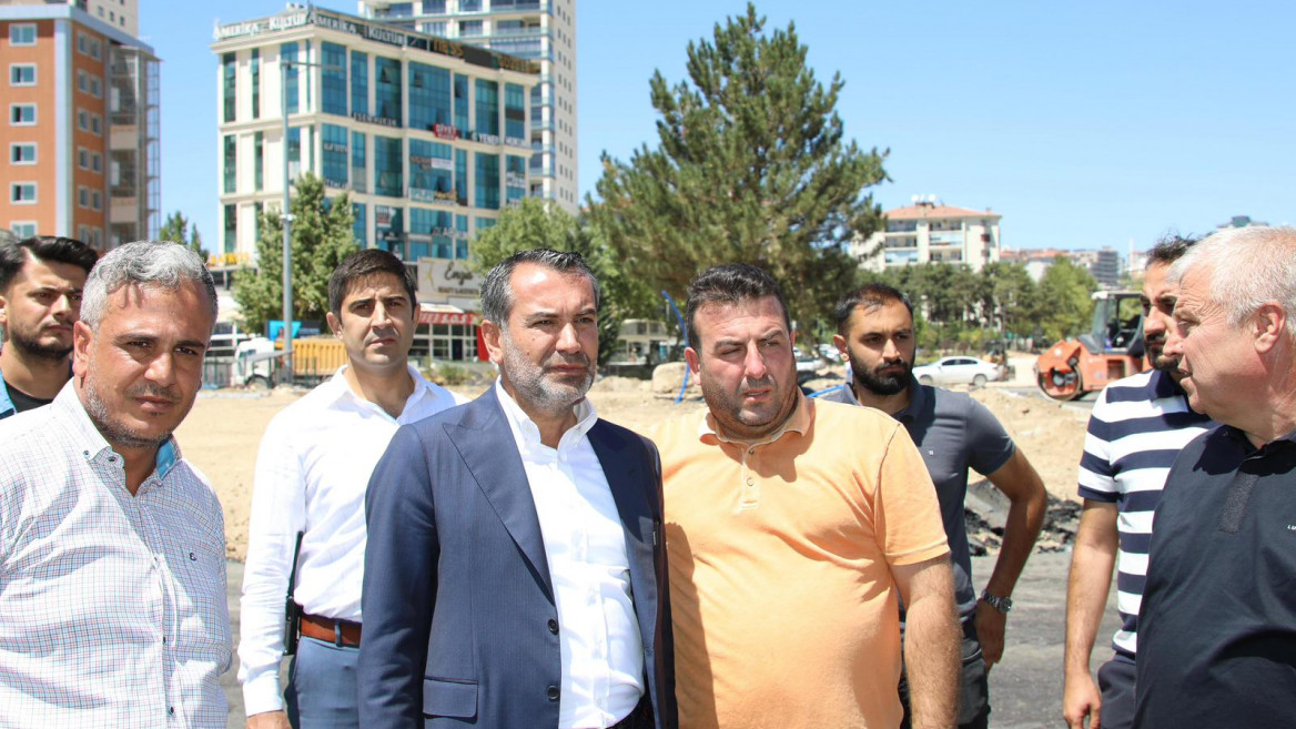 Başkan Şerifoğulları, Hazardağlı Kavşağı'nda İncelemede Bulundu