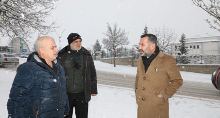 Başkan Şerifoğulları, Karla Mücadele Çalışmalarını İnceledi