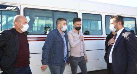 Başkan Şerifoğulları'na Minibüscü Esnafından Teşekkür