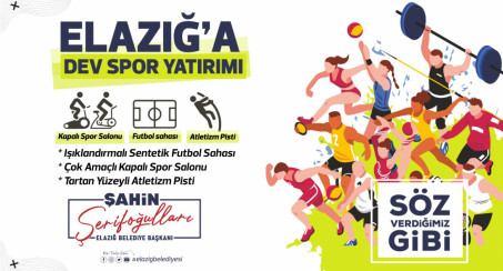 Başkan Şerifoğulları'ndan Dev Spor Kompleksi Yatırımı