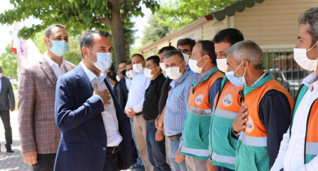 Başkan Şerifoğulları'ndan Görev Başındaki Personele Bayram Ziyareti