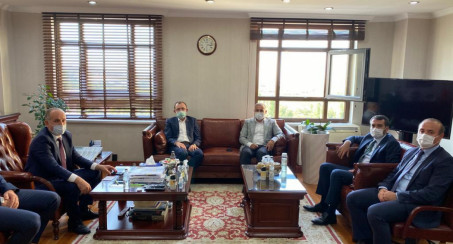 Başkan Şerifoğulları'ndan TOKİ Başkanı Ömer Bulut'a Ziyaret