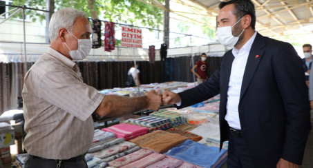 Başkan Şerifoğulları: 'Pazarcı Esnafının İyi Koşullarda Çalışması Bizim İçin Çok Önemli'