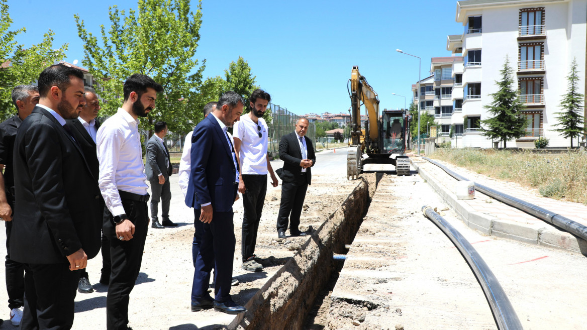 BAŞKAN ŞERİFOĞULLARI SAHA İNCELEMELERİNİ SÜRDÜRÜYOR
