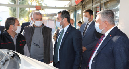 Başkan Şerifoğulları, Sanayi Sitesi Esnafını Ziyaret Etti