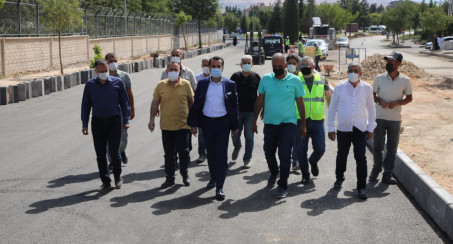 Başkan Şerifoğulları Ulukent'te Yapılan Çalışmaları İnceledi