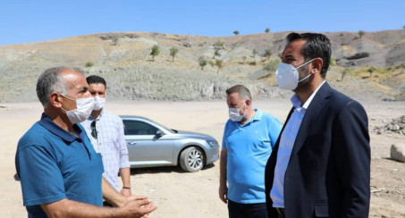 Başkan Şerifoğulları yeni odun ambarı sahasında incelemelerde bulundu