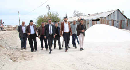 Başkan Şerifoğulları Yol Çalışmalarını Yerinde İnceledi