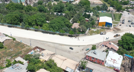 BAŞKAN ŞERİFOĞULLARI YOL ÇALIŞMALARINI İNCELEDİ