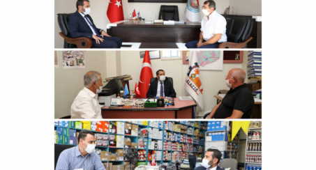 Başkan Şerifoğulları Ziyaretlerini Sürdürüyor
