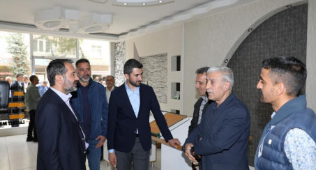 BAŞKAN ŞERİFOĞULLARI ZİYARETLERİNİ SÜRDÜRÜYOR