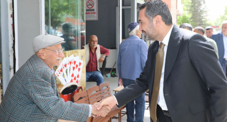 BAŞKAN ŞERİFOĞULLARI, ZİYARETLERİNE DEVAM EDİYOR