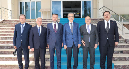 CUMHURBAŞKANLIĞI SAVUNMA SANAYİİ BAŞKANI DEMİR, BAŞKAN ŞAHİN ŞERİFOĞULLARI'NI ZİYARET ETTİ