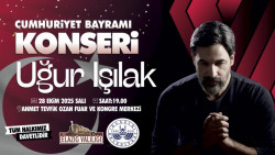 Cumhuriyet Bayramı Konserinde Sanatçı Uğur Işılak Elazığlılar İle Buluşacak