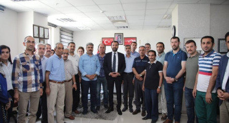 BAŞKAN ŞERİFOĞULLARI'NDAN PERSONELİNE ZİYARET
