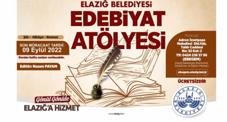 Edebiyat Atölyesi Başvuruları 9 Eylül'e Kadar Uzatıldı